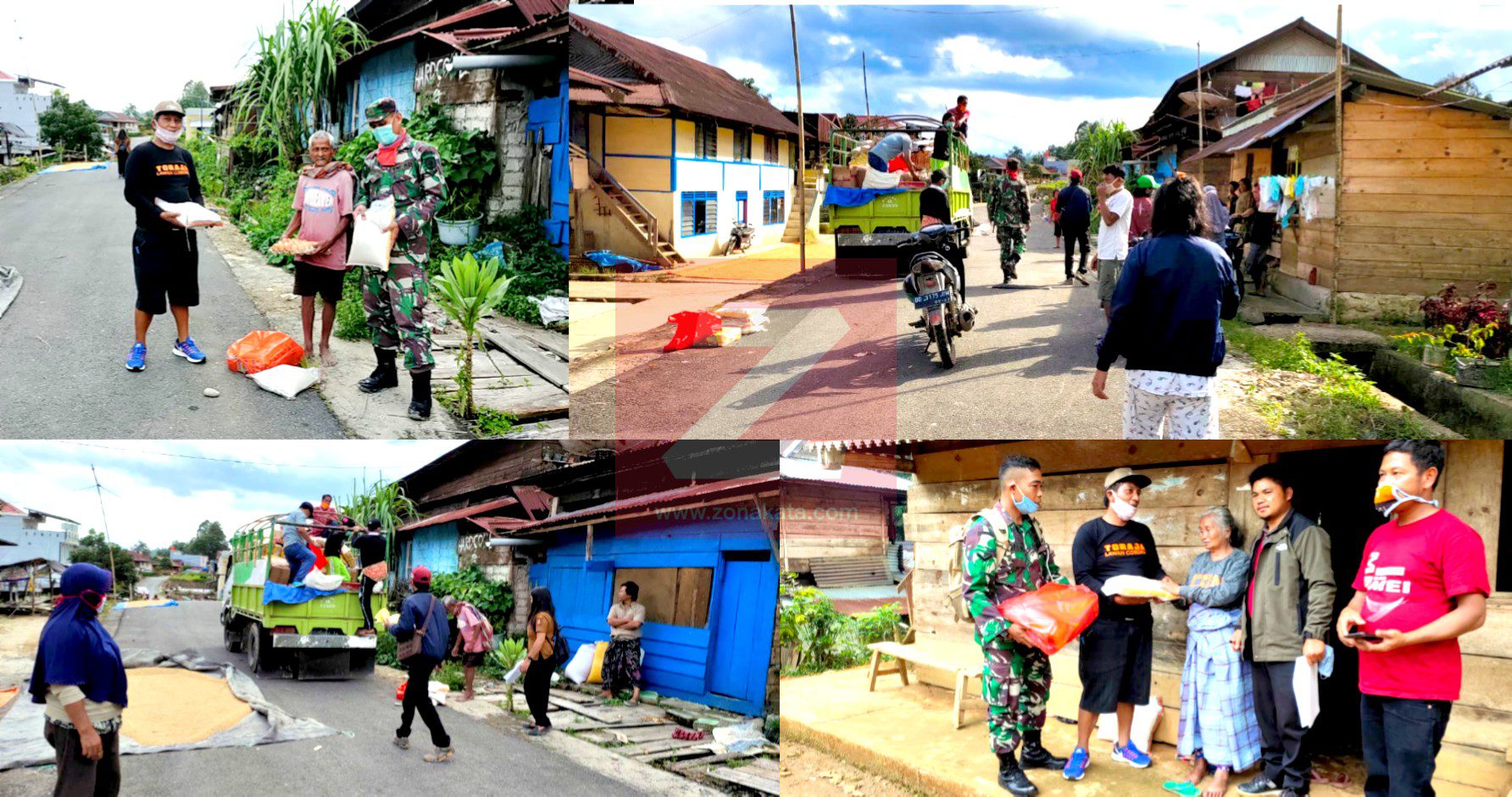 Pemkab Tana Toraja Mulai Bagikan Paket Sembako Bagi Warga Kurang Mampu di Makale dan Bittuang