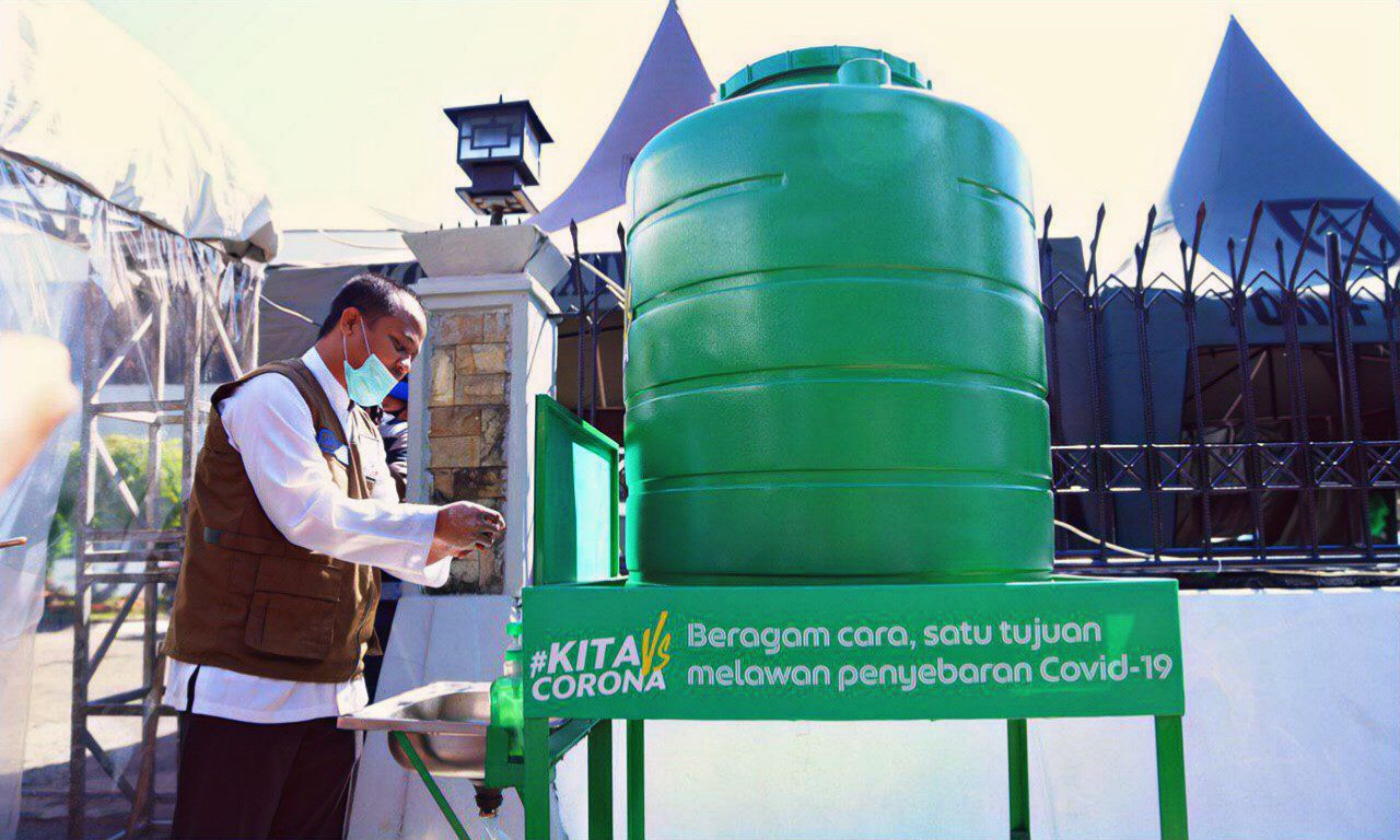 Bantu Satgas Covid-19 Sulsel, Grab Siapkan Sejumlah Water Station