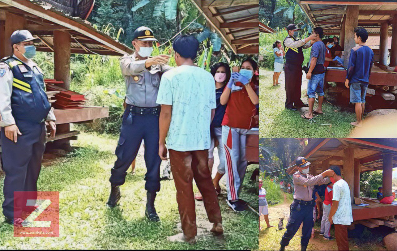 Kapolsek Sopai: Untuk Keselamatan Bersama Gunakan Masker 1 Kapolsek Sopai: Untuk Keselamatan Bersama Gunakan Masker