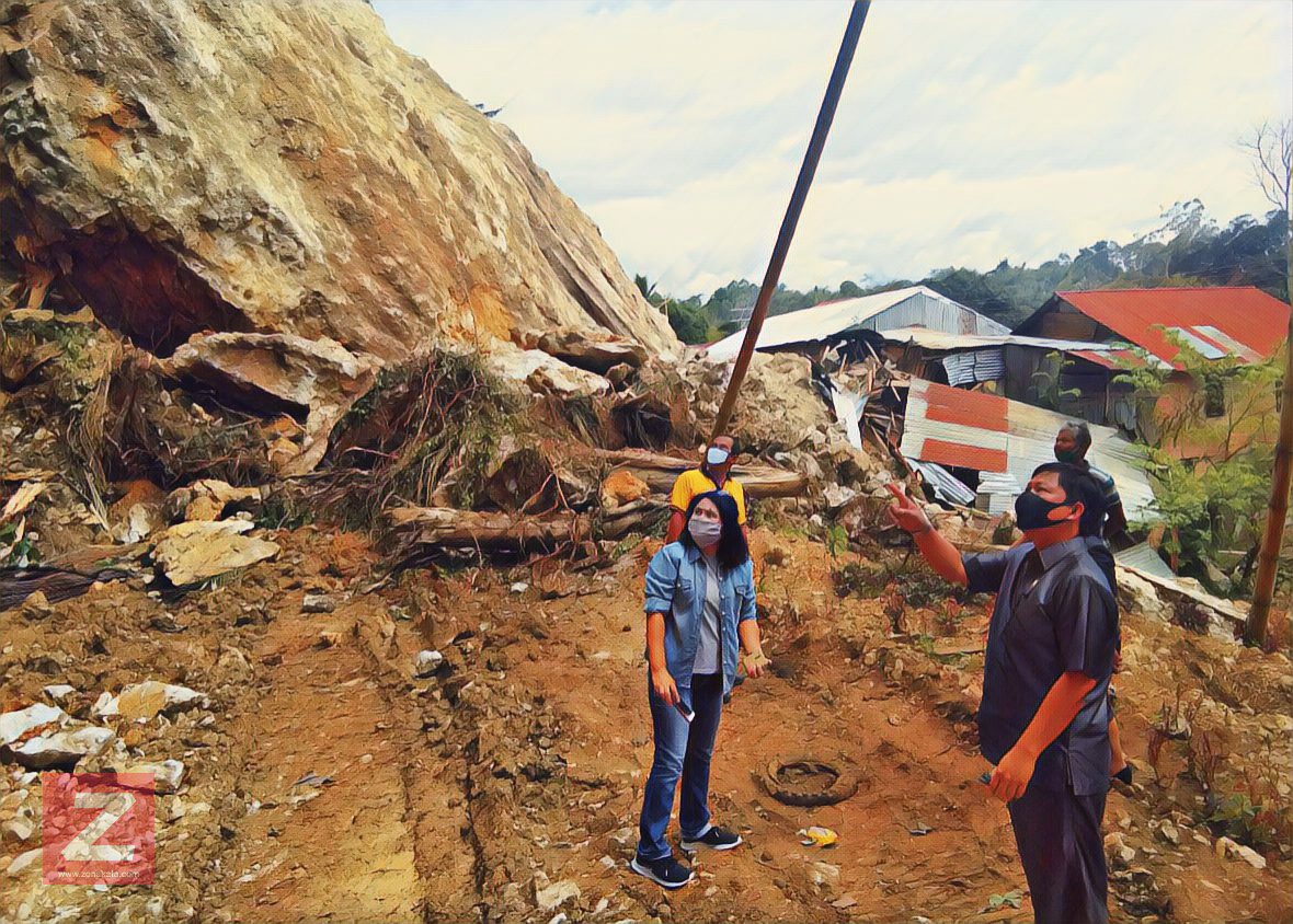 Pimpinan DPRD Tana Toraja Tinjau Lokasi Reruntuhan Batu di Se’pon Makale