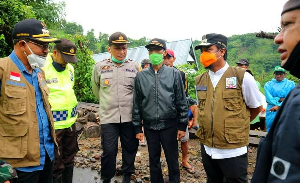 Jeneponto di Terjang Longsor, Wagub Sulsel Langsung ke Lokasi Kejadian