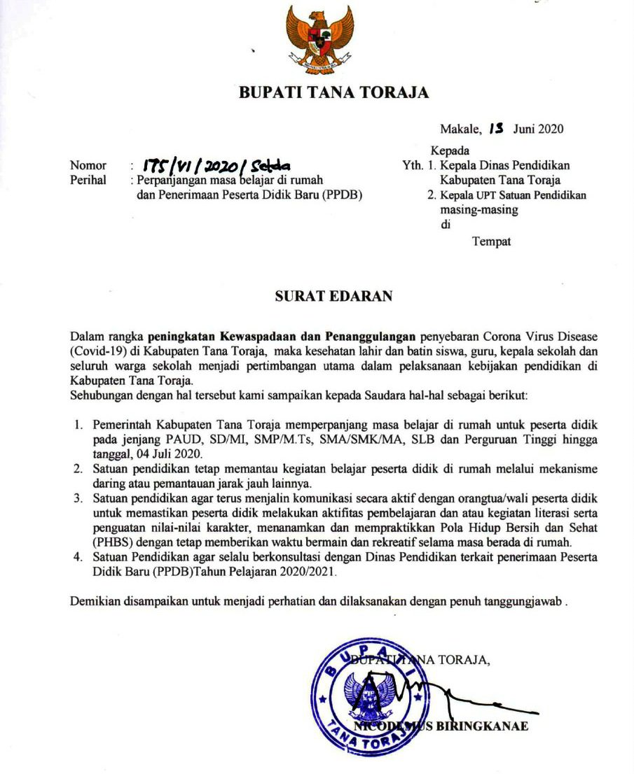 Masa Belajar di Rumah Kembali Diperpanjang Hingga 4 Juli 2 Masa Belajar di Rumah Kembali Diperpanjang Hingga 4 Juli