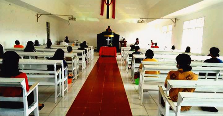 Pelaksanaan Ibadah Gereja di Tana Toraja Menerapkan Protokol Kesehatan