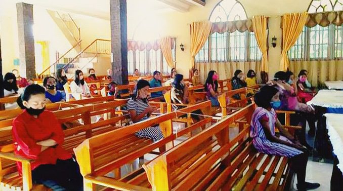 Pelaksanaan Ibadah Gereja di Tana Toraja Menerapkan Protokol Kesehatan