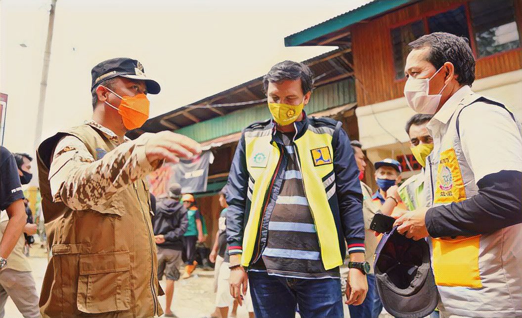 Wagub Sulsel Meninjau Lokasi Longsor Poros Palopo-Rantepao