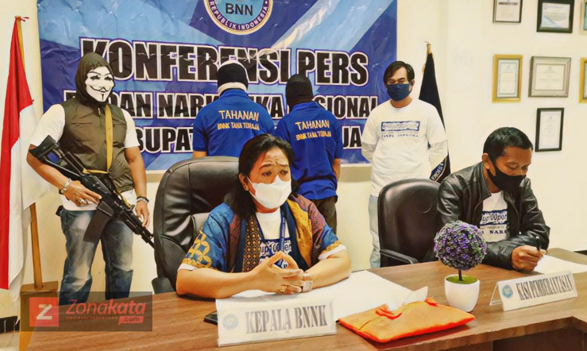 BNNK Tana Toraja Ringkus Dua Pelaku Tindak Pidana Narkotika Jenis Ganja