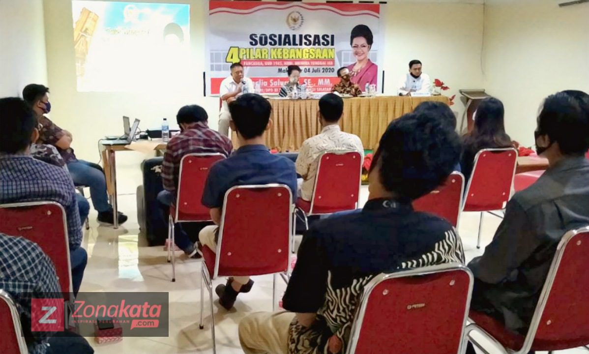 Gelar Sosialisasi 4 Pilar Kebangsaan, Lily Salurapa Tetap Kedepankan Protapkes