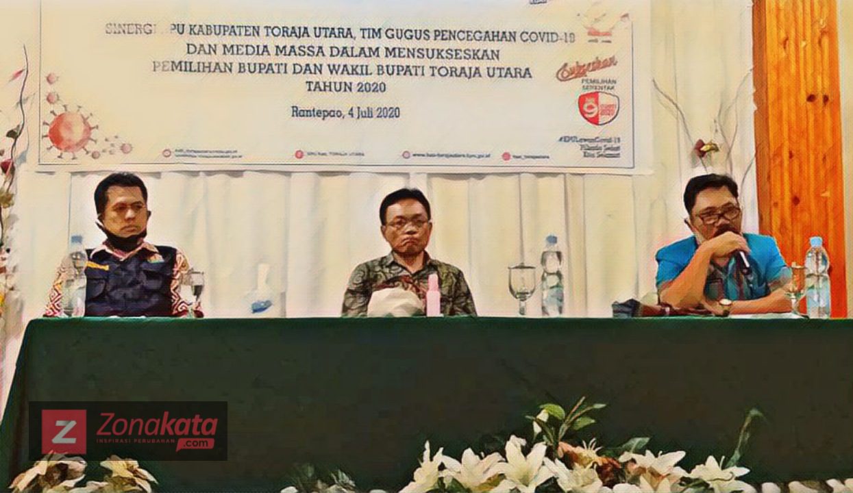 Sukseskan Pilkada Toraja Utara, KPU Bangun Sinergitas dengan Gugus Tugas dan Media Massa