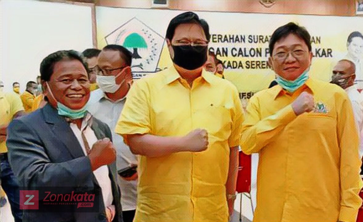 Ombas-Dedi Terima Rekomendasi dari Partai Golkar, Nico-Victor Masih di Pending