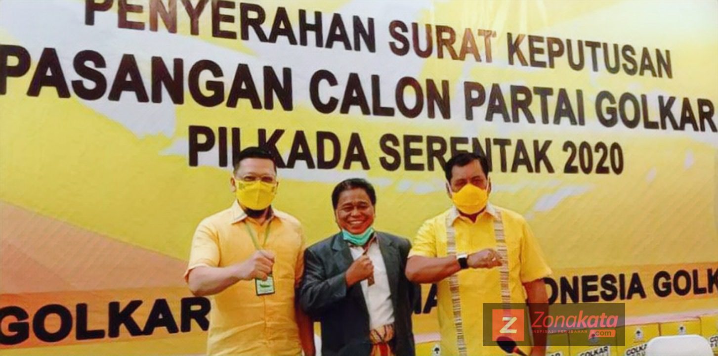 Ombas-Dedi Terima Rekomendasi dari Partai Golkar, Nico-Victor Masih di Pending