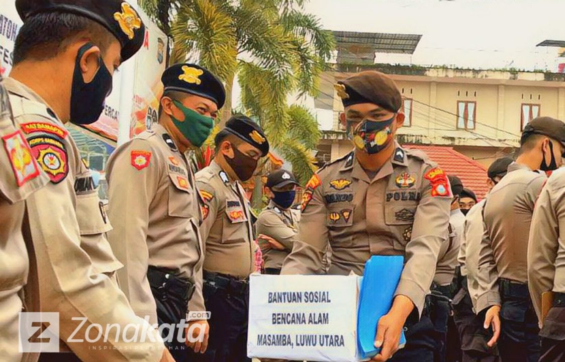 Polres Tana Toraja Galang Dana Untuk Korban Bencana Alam Masamba