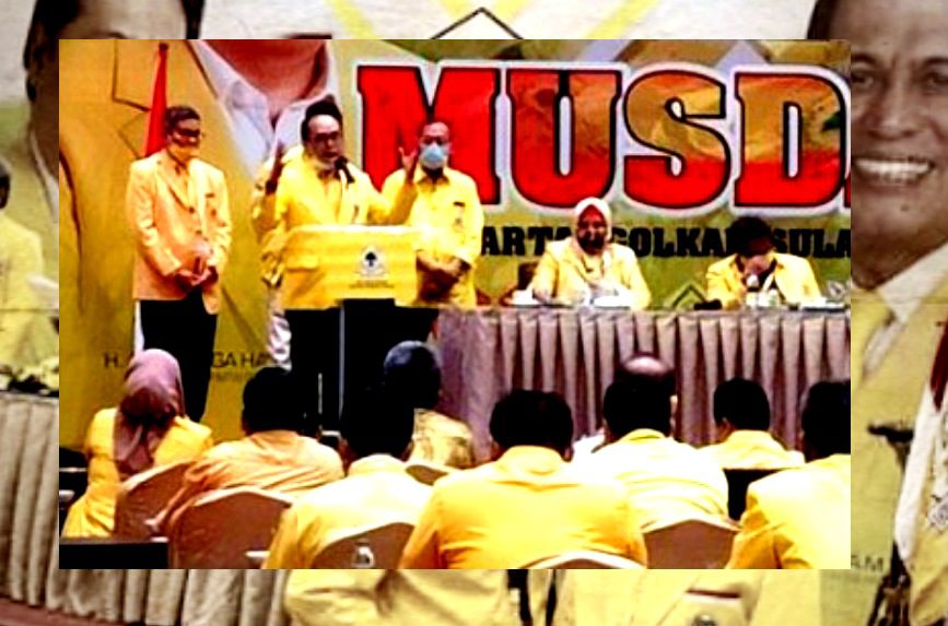Taufan Pawe Terpilih Menjadi Ketua Golkar Sulsel Secara Aklamasi