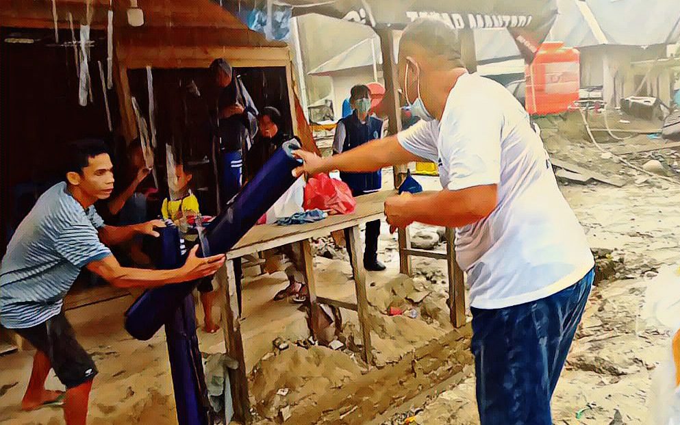 Sasar Desa Malimbu, Lembaga As-Sunnah Salurkan Bantuan Kepada Korban Bencana