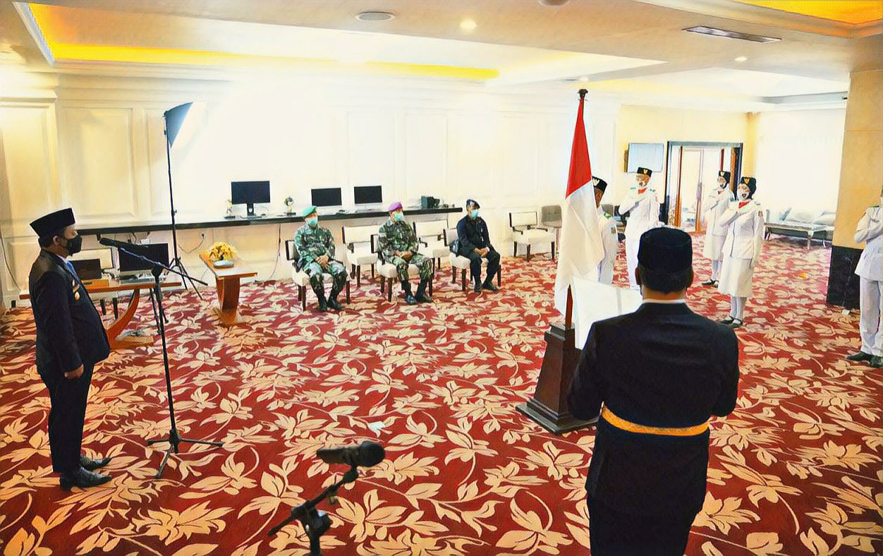 Kukuhkan Paskibraka Sulsel, Ini Pesan Andi Sudirman Sulaiman