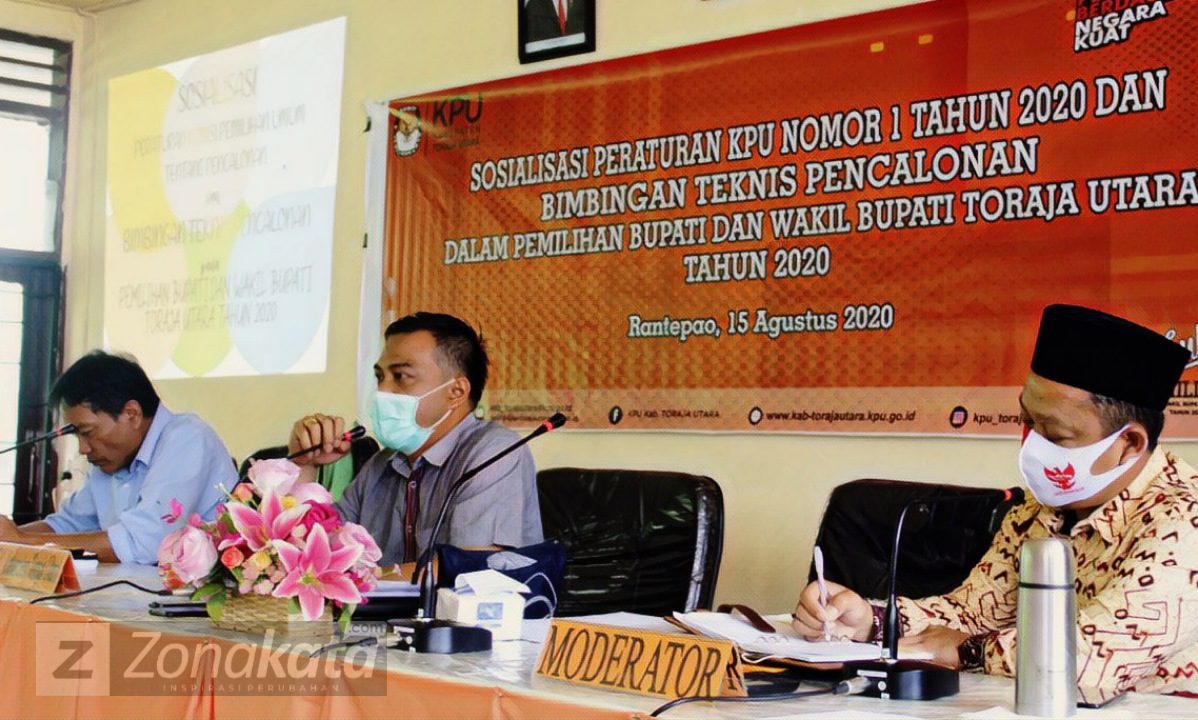 KPU Toraja Utara Sosialisasi Syarat Pencalonan dan Calon, Ini Tujuannya