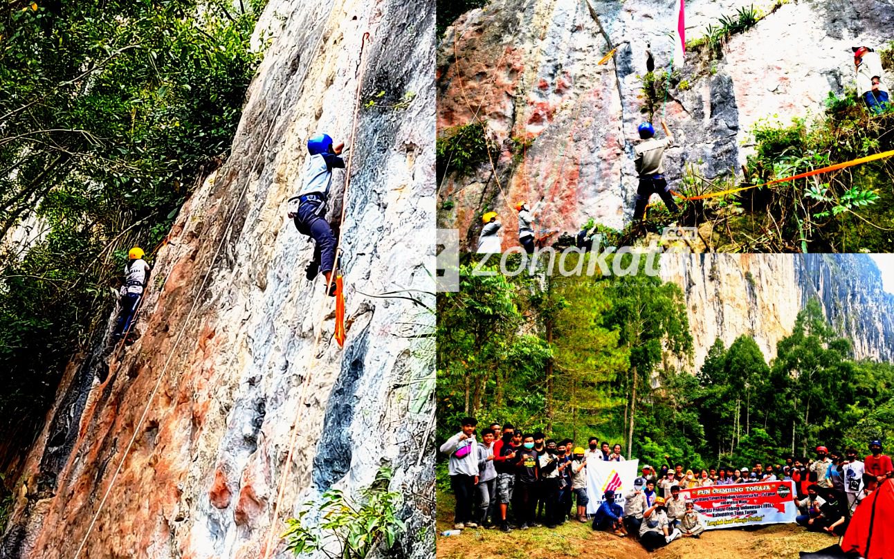 Langkah Awal Dalam Mengukir Prestasi, FPTI Tana Toraja Gelar Fun Climbing