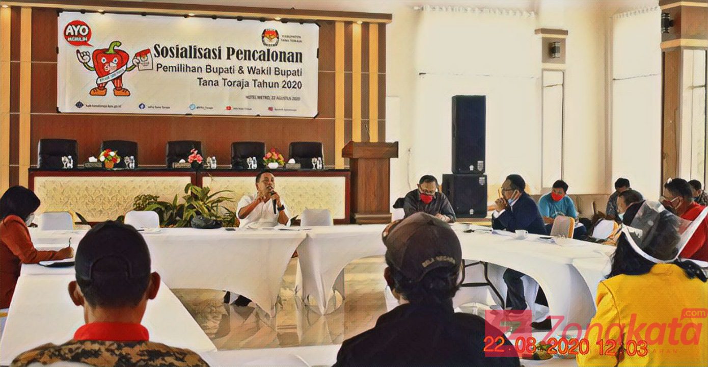 KPU Sosialisasi Pencalonan Pemilihan Bupati dan Wakil Bupati Tana Toraja