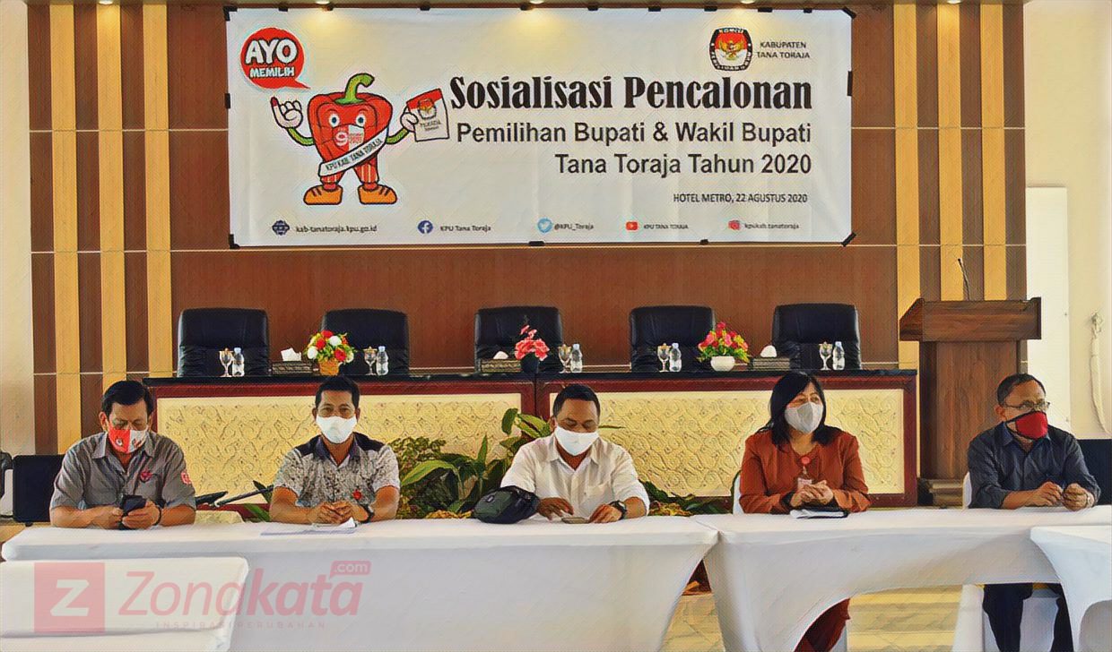 KPU Sosialisasi Pencalonan Pemilihan Bupati dan Wakil Bupati Tana Toraja