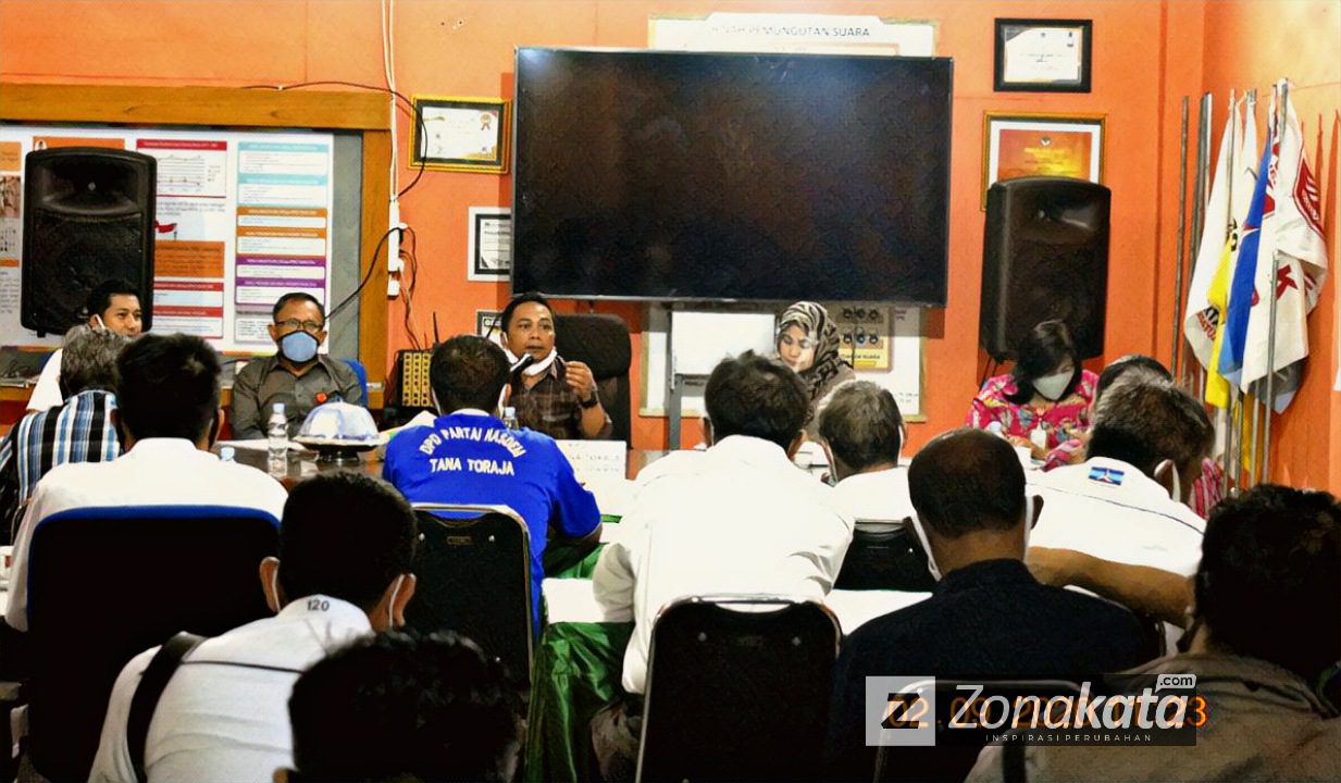 Jumlah Pendukung Paslon Pilkada Tana Toraja Saat Mendaftar di KPU Dibatasi 30 Orang