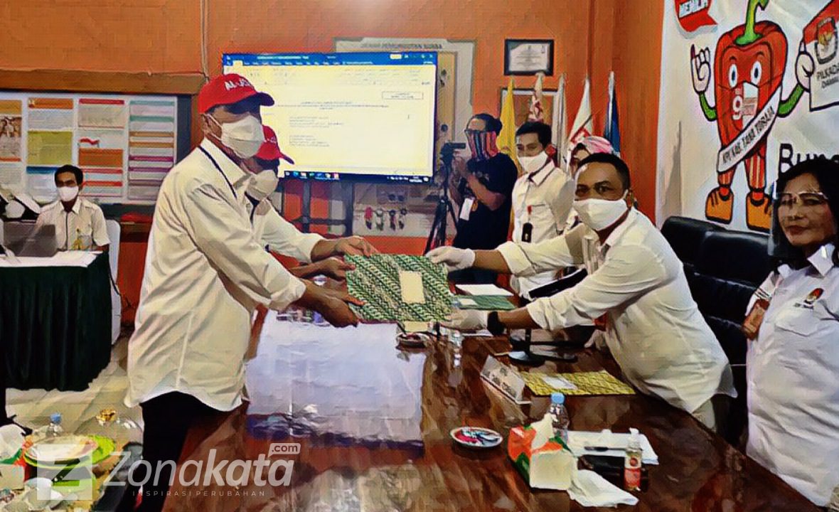 Dokumen Syarat Pencalonan dan Syarat Calon “Al-John” di Terima KPU