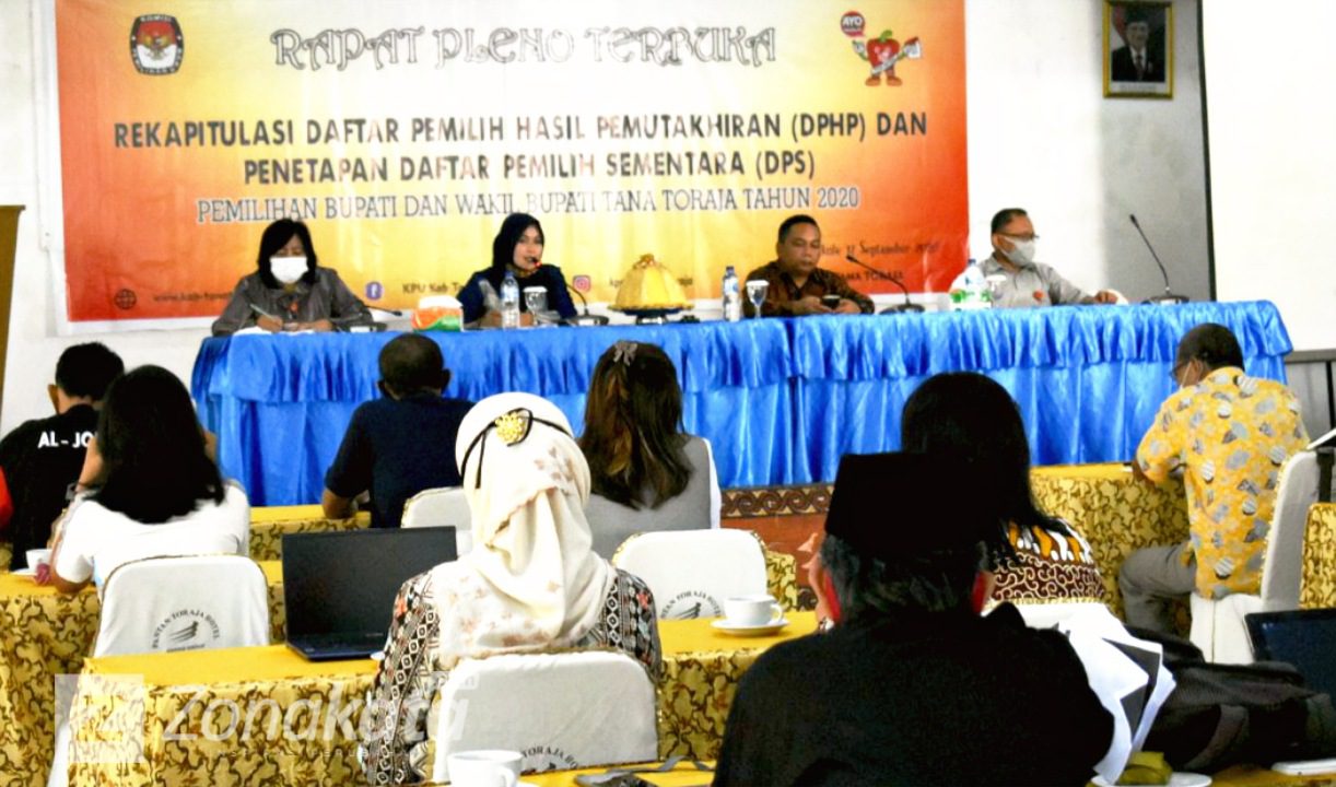 KPU Tetapkan DPS di Pilkada Tana Toraja Sebanyak 173.486 Pemilih