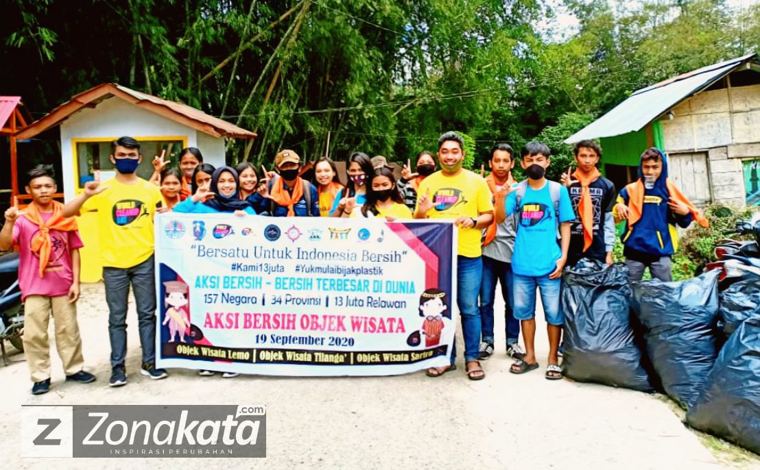 World Cleanup Day Tana Toraja 2020, Sejumlah Objek Wisata Dibersihkan