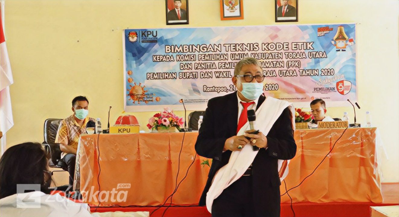Prof. Teguh Edukasi  KPU  Toraja Utara dan Jajarannya Terkait Kode Etik