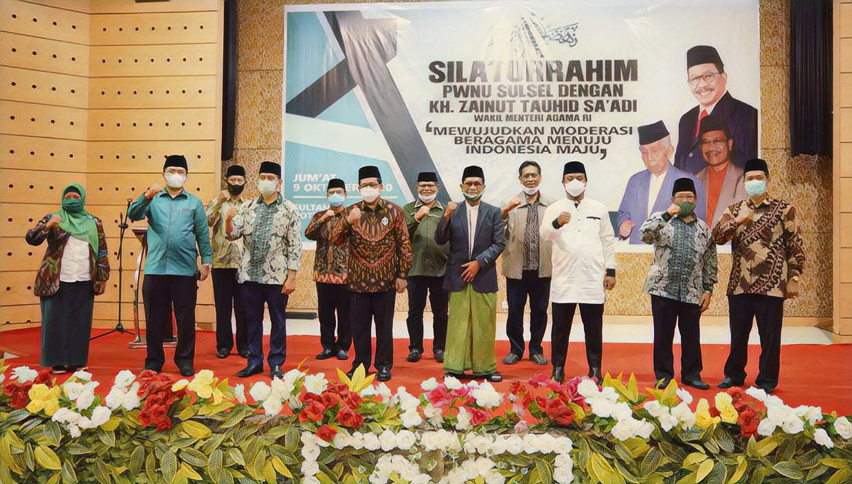 Silaturahmi PWNU Bersama Wamen Kemenag, Andi Sudirman Sampaikan Program Masyarakat Madani di Sulsel