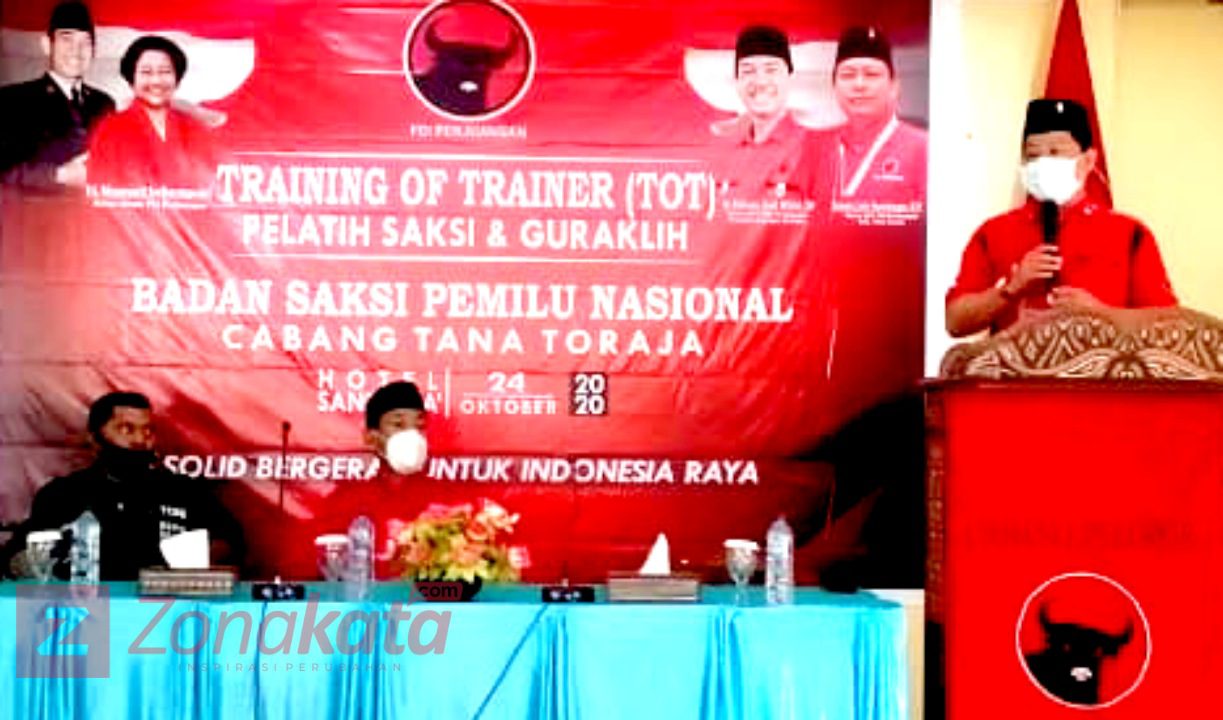Hadapi Pilkada Tana Toraja, PDIP Gelar TOT Saksi dan Guraklih