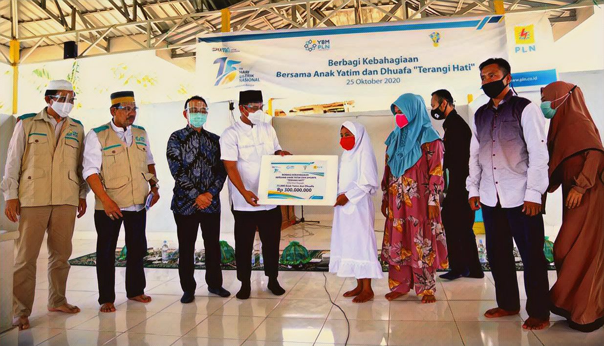 Peringati Hari Listrik Nasional, PLN Berikan Bantuan Kepada 75 Ribu Anak Yatim dan Dhuafa