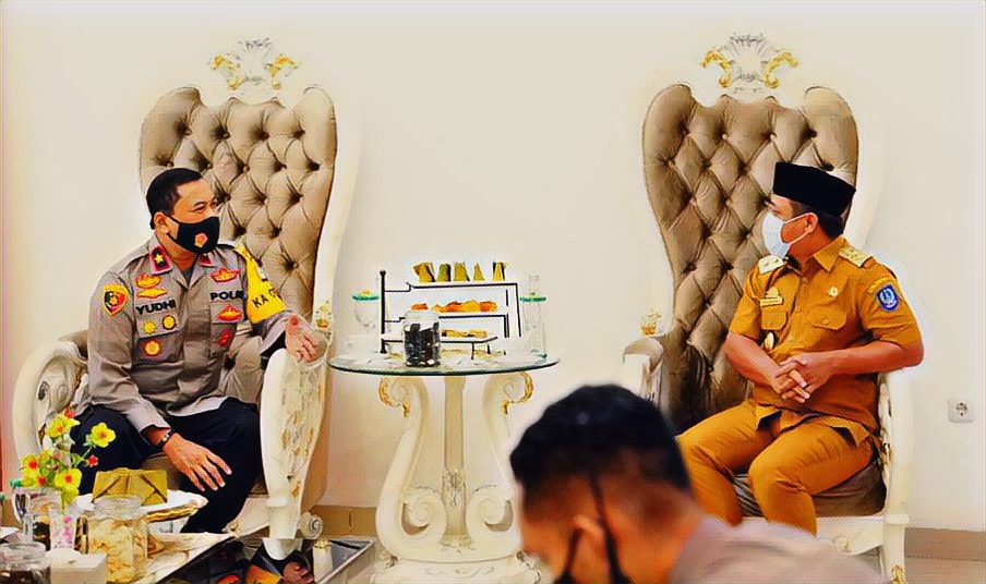 Jelang Sertijab, Brigjen Pol Yudhiawan Wibisono Temui Wagub Sulsel