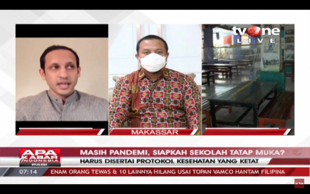 Sekolah Tatap Muka, Begini Penjelasan Wagub Andi Sudirman 2 Sekolah Tatap Muka, Begini Penjelasan Wagub Andi Sudirman