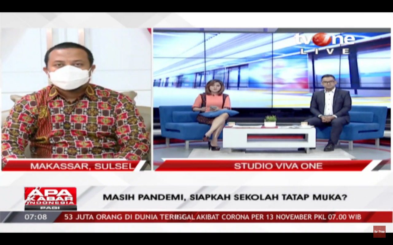 Sekolah Tatap Muka, Begini Penjelasan Wagub Andi Sudirman 3 Sekolah Tatap Muka, Begini Penjelasan Wagub Andi Sudirman