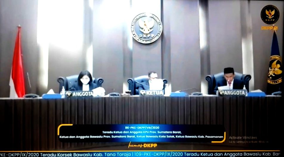 Korsek Bawaslu Tana Toraja Dapat Sanksi Peringatan Keras dari DKPP