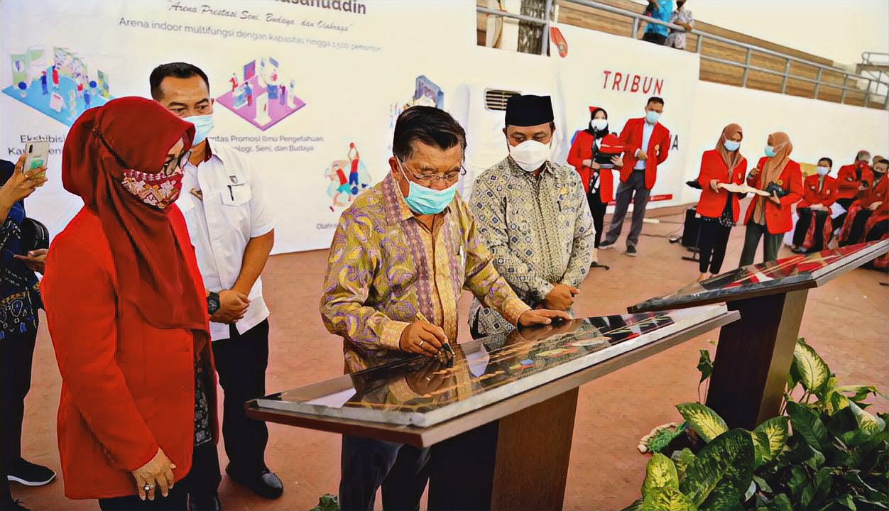 Wagub Sulsel Dampingi Jusuf Kalla Resmikan Arenatorium Unhas