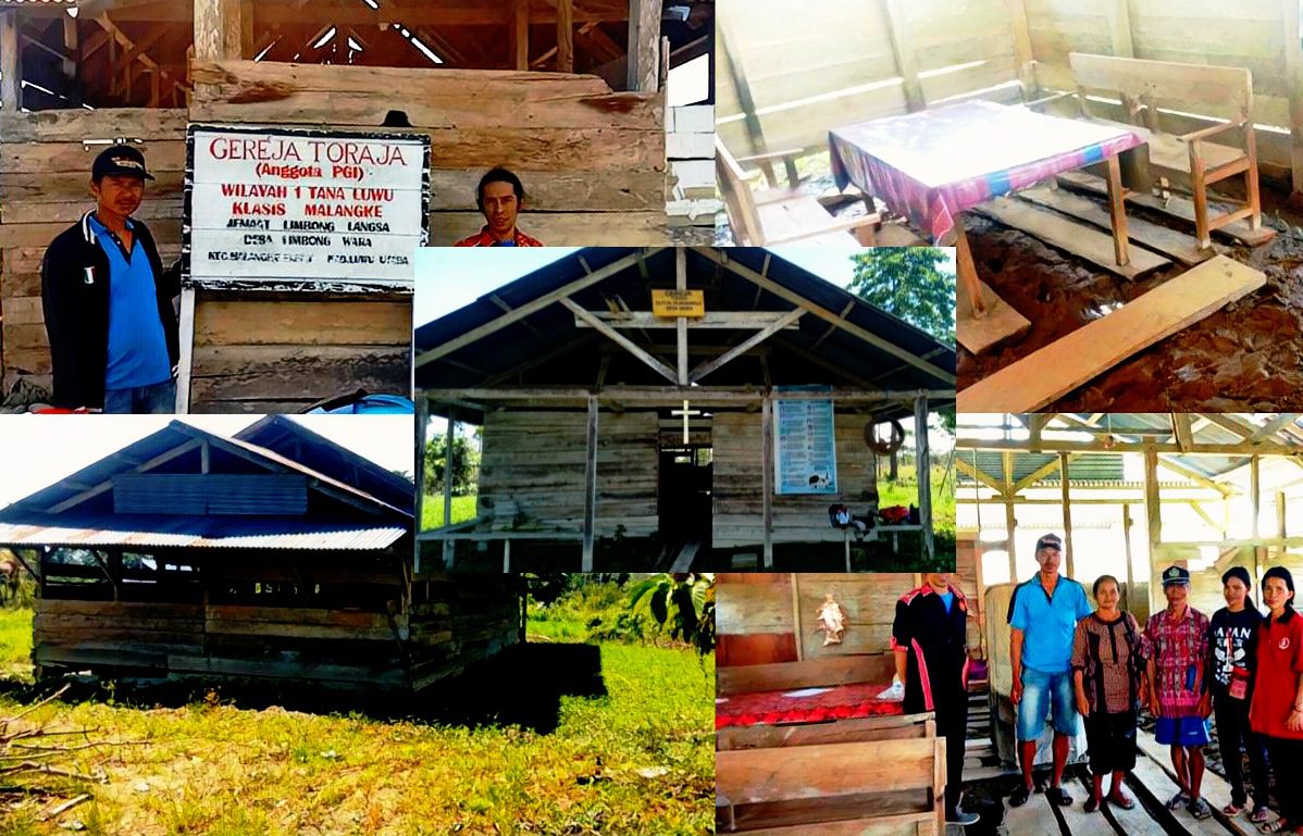 Grup FB Toraya Sikamali Galang Donasi Untuk Pembangunan Gereja di Luwu Utara