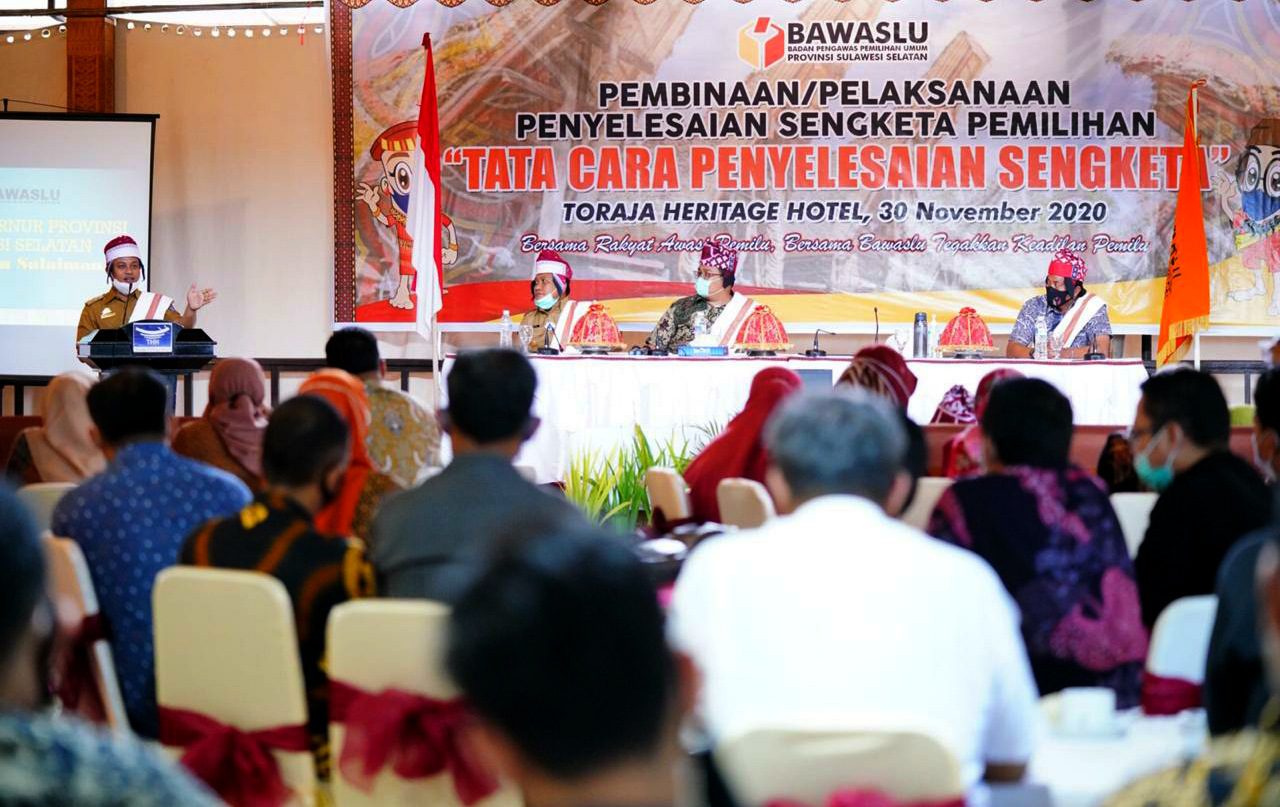 Bawaslu Sulsel Perkuat Kapasitas Kabupaten/Kota dalam Penyelesaian Sengketa