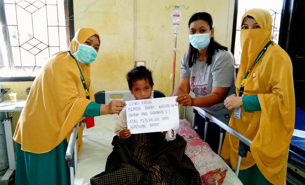 Sempat Terlantar, Seorang Anak di Pinrang Kini Dirawat Setelah Mendapat Bantuan Wagub Sulsel