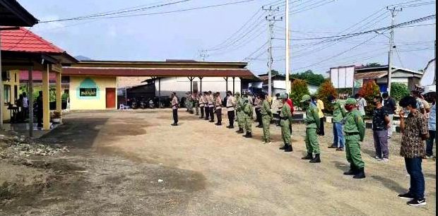 Jelang Pemilihan Gubernur Sulteng, Polsek Bahodopi Gelar Apel Siaga