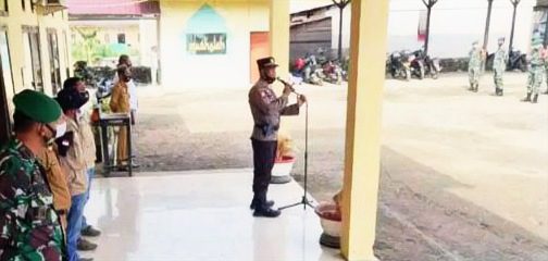 Jelang Pemilihan Gubernur Sulteng, Polsek Bahodopi Gelar Apel Siaga