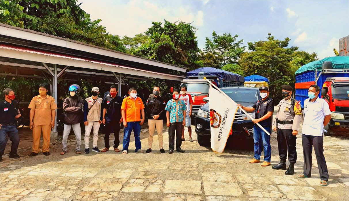 KPU Morowali Mulai Distribusikan Logistik Pemilu
