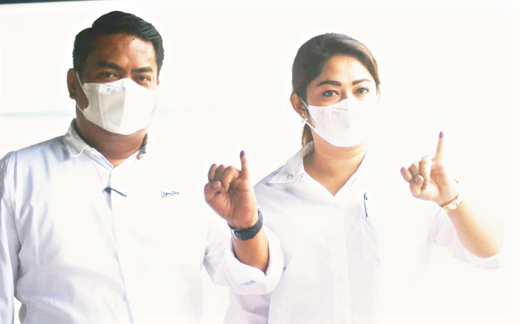 Memilih di TPS 02, Rinto: Saatnya Kita Buat Sejarah Baru