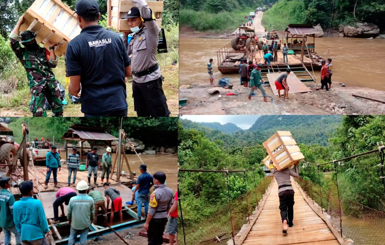 (Foto) Pengamanan Pilgub di Morowali 3 (Foto) Pengamanan Pilgub di Morowali
