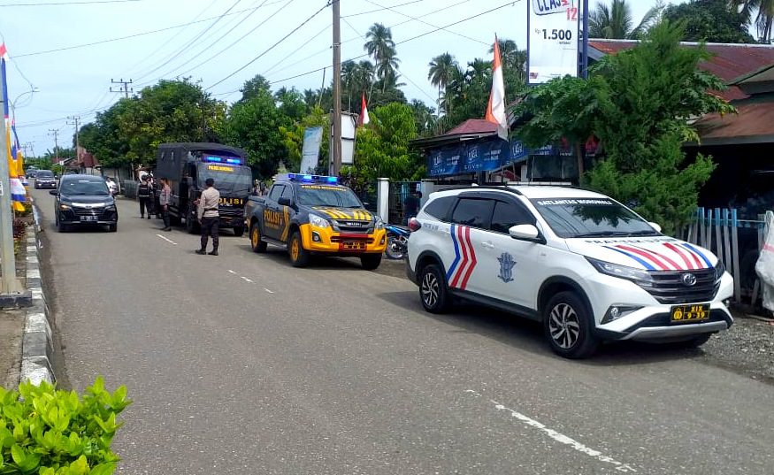 (Foto) Pengamanan Pilgub di Morowali