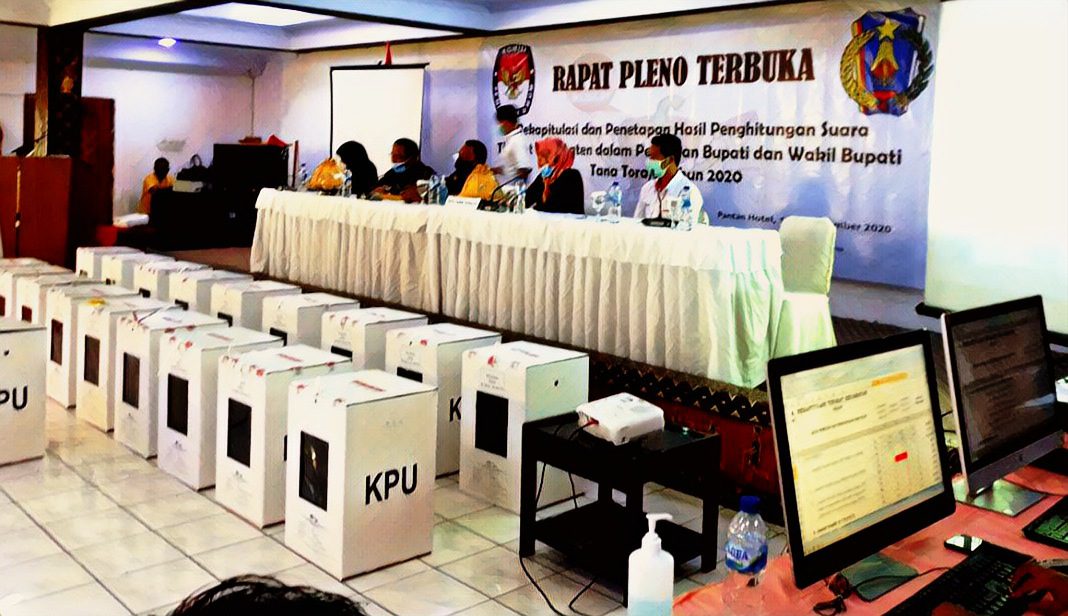 Resmi!!.. Hasil Rekapitulasi KPU, Theo-Zadrak Ditetapkan Sebagai Peraih Suara Terbanyak Pilkada Tana Toraja