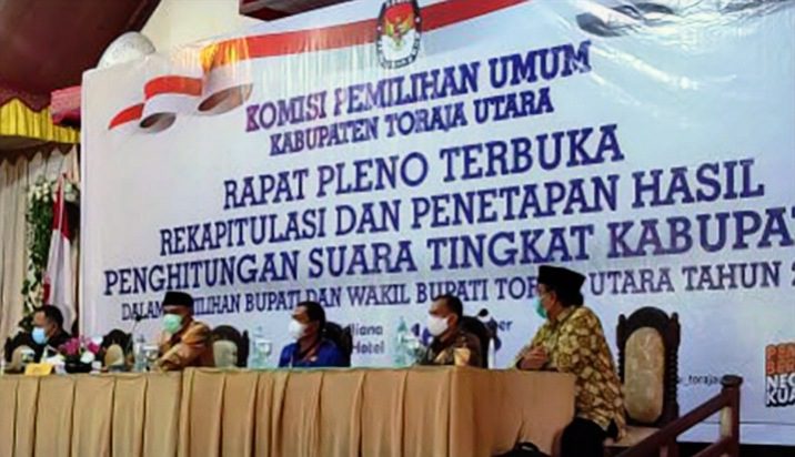 Sah!!.. Ombas-Dedy Pemenang Pilkada Toraja Utara