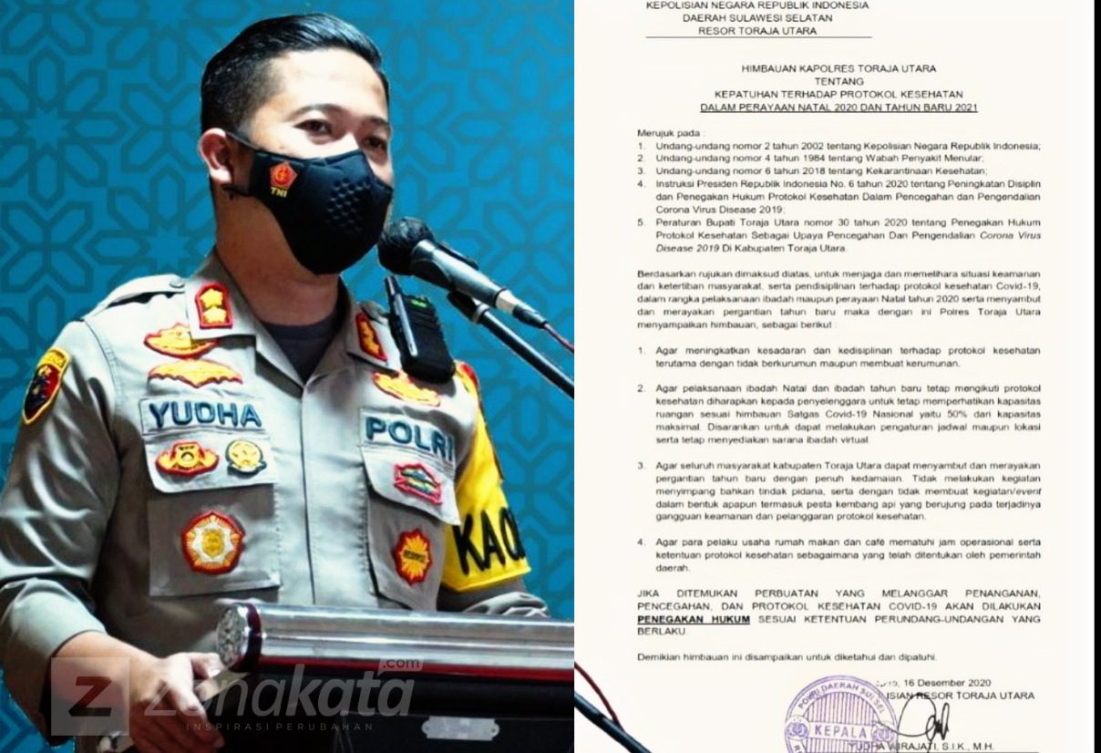 Jelang Natal dan Tahun Baru, Ini Imbauan Kapolres Toraja Utara