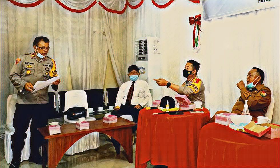 Kasus Covid-19 Melonjak, Kapolres Toraja Utara ‘Warning’ Camat, Lurah dan Kepala Lembang