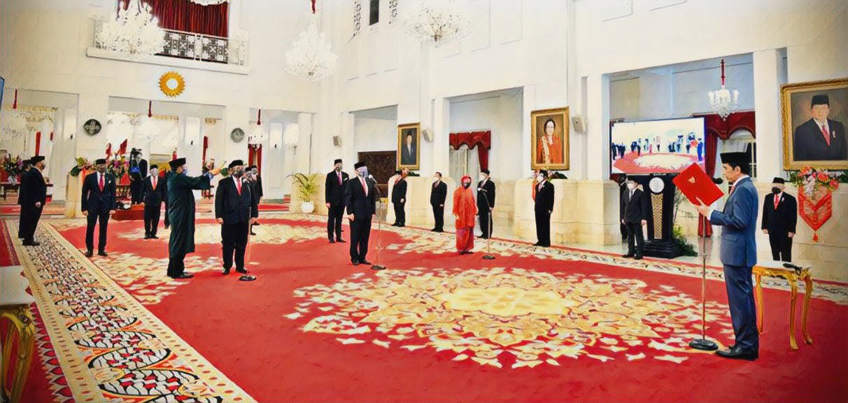 Presiden Jokowi Lantik Enam Menteri Baru dan Lima Wamen