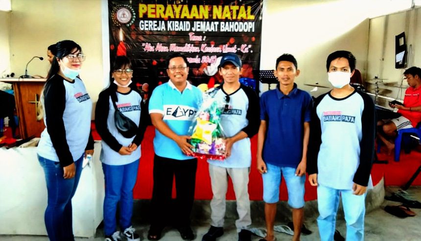 Jalin Silaturahmi, IK-SR Sambangi Sejumlah Gereja di Bahodopi
